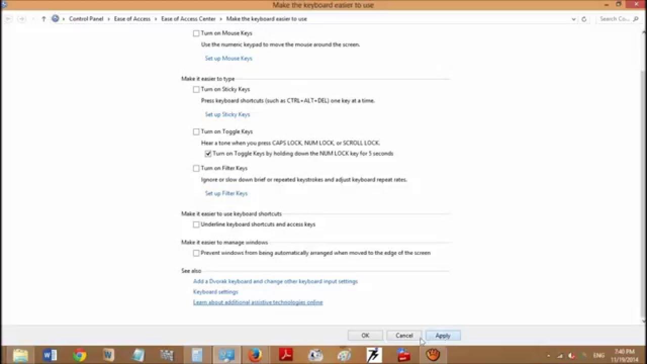 How to Fix Keyboard Problems on Laptop Windows 8 - YouTube