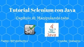 Selenium Java Capítulo 18: Manipulando tabs