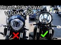 Best LED Headlight for Vulcan 650 S How to Install
