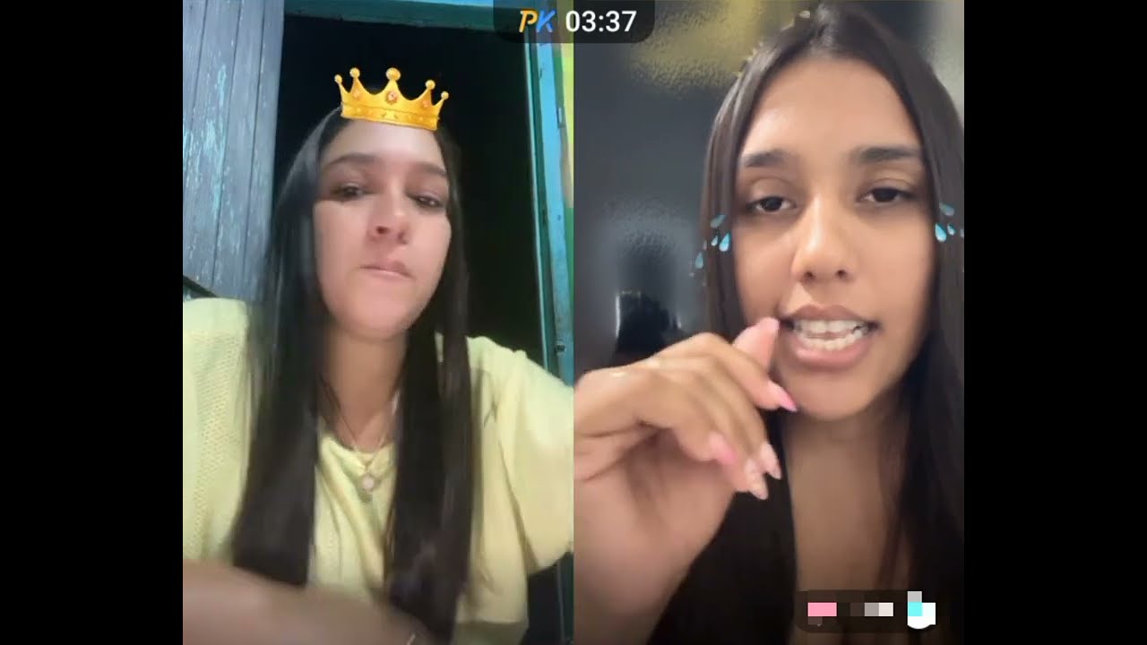 Two brazilian girls talking