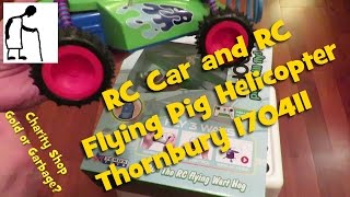 RC Car and RC Flying Pig i-Hog Helicopter Thornbury 170411