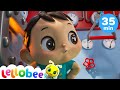 Animals Train Song +More Nursery Rhymes for Kids | Little Baby Bum