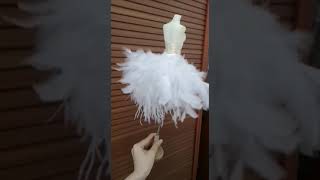 1/4 1/6 BJD Clothes Feather Skirt BJD Outfit for Monster High/Barbie/Iplehouse Fid/Popovy Sister