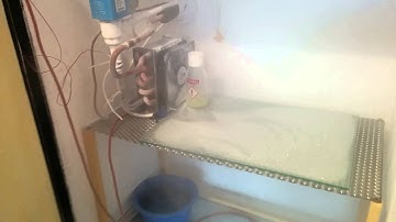 First test with alcohol three stages cascade