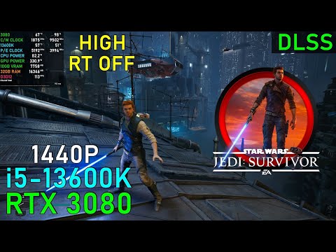 Star Wars Jedi Survivor RTX 3080 OC | 13600K 5.2GHz | 1440P