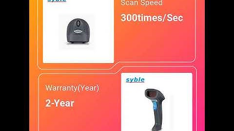 2D wired handheld barcode scanner  from Syble