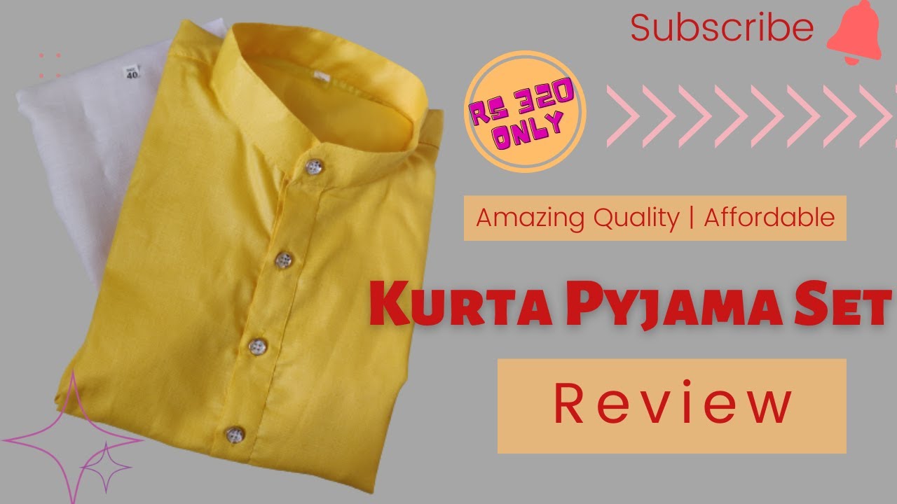 KURTA & PYJAMA Set | Men | Budget Friendly @ Rs 320 | Amazon | Excellent Quality | Ethnic/Party Wear