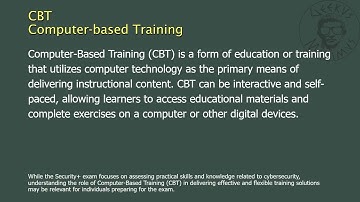 CBT - Computer-based Training