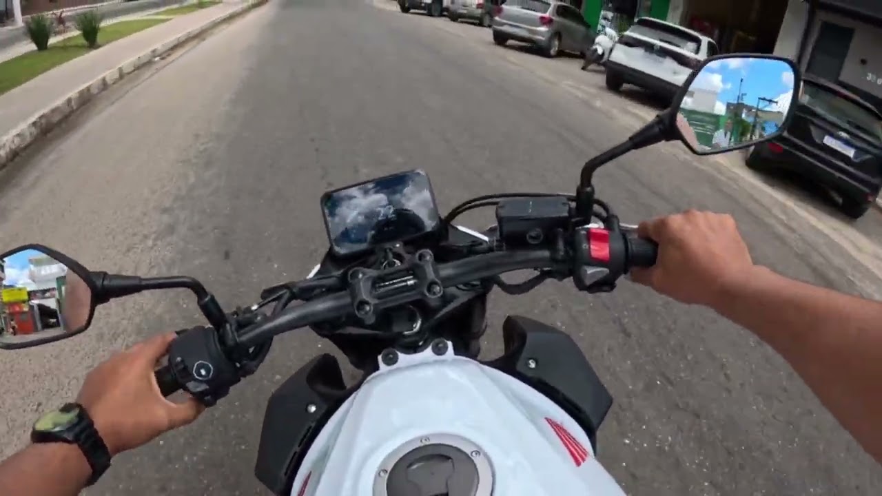 CB500 Hornet/Gopro hero12: Um rolê pelo centro de Teixeira de Freitas