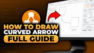 How To Draw Curved Arrow in Draw.io (FAST &amp; EASY) | 100% WORKS | NO Yapping, To The Point!