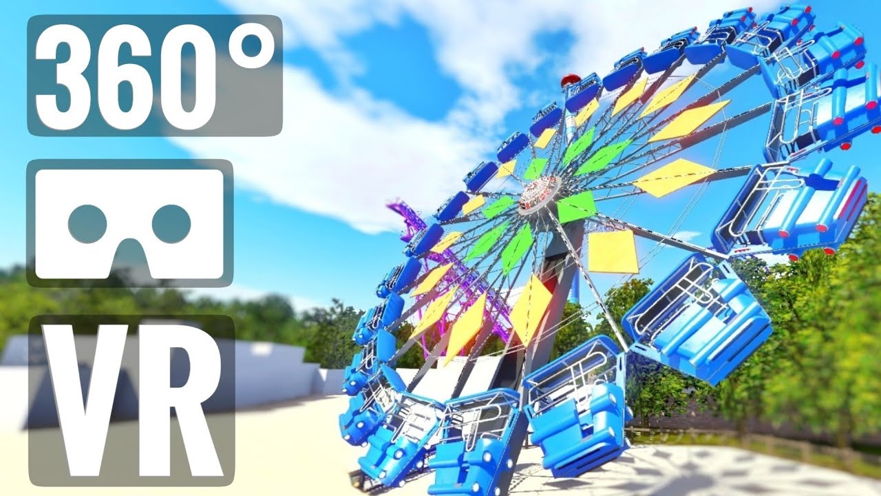 [360 VR Video] Extreme Ferris Wheel Roller Coaster Montañas Rusas PSVR ...