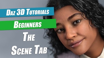 Daz 3D Beginners Tutorial : The Scene Tab