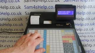Sam4S Till Programming %1 %2 Discount Buttons Descriptions ER900 ER920 ER940 Cash Registers