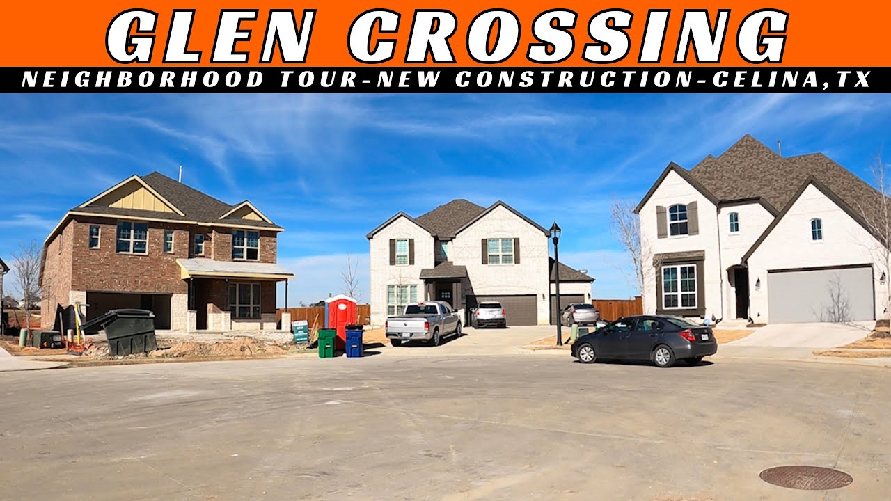 Glen Crossing Neighborhood Tour Starting 494K Celina, TX YouTube