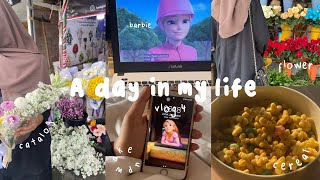 A day in my life 🕯️📝|| productive in 6AM, grwm, hunting flower, watching movie (indonesia)
