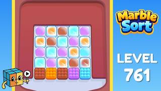 Marble Sort Level 761 Walkthrough Solution