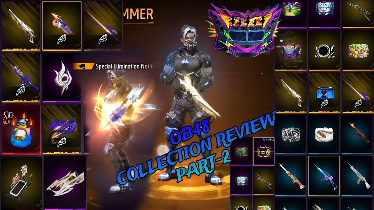 OB48 Full Collection Review - All Weapons, Gloo Walls, Grenade, Surfboard, Lootbox, Vehicle Skins