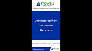Unstructured Play is a Human Necessity