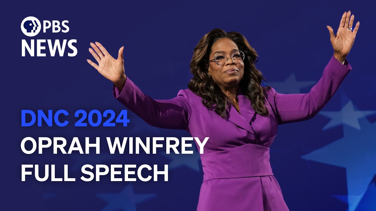 WATCH: Oprah Winfrey's full speech urging voters to choose joy by choosing Harris at the DNC