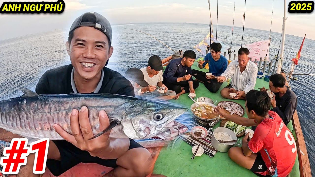 Vượt 100 Hải Lý Tìm Cá To | #1 : Thưởng Thức Lẩu Cá Thu Cùng Team Săn Bắt Rừng Tràm