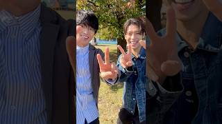 #白洲迅 さんと #松島聡 が撮影の合間に #レシピダンスチャレンジ ✨『#パパと親父のウチご飯 』🫑本日7️⃣話放送‼️#timelesz_レシピ#timelesz_STSxレシピ#パパご飯