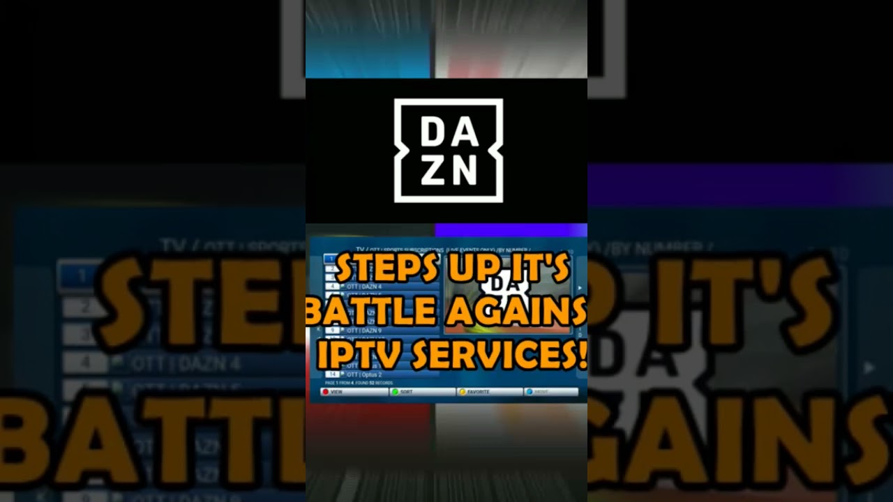 DAZN steps up is battle against IPTV services. #firestick #firetv #amazonfirestick