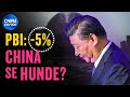 PBI -5%: ¿China se hunde? Expertos señalan que China está en recesión y no hay marcha atrás