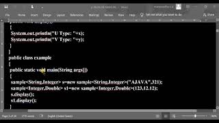 Write a Java program to demonstrate the use of generics.