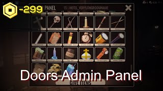 Roblox Doors - New Admin Panel Gamepass