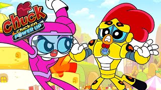 Chuck Chicken 🐔 Power Up 🍉 Mutants and beasts Episodes collection 💢 Chuck Chicken Cartoons