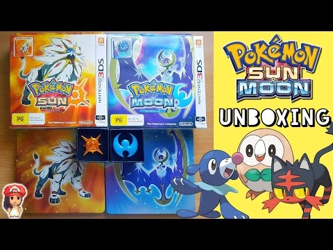 Pokemon Sun and  Moon Fan Editions! Unboxing fun!