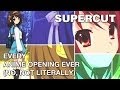 Supercut  every anime opening ever made