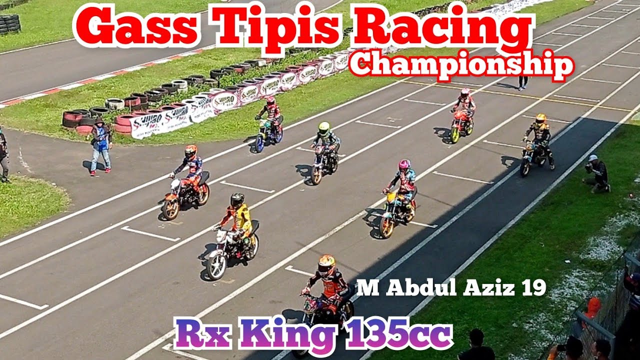Road Race Sport 135cc 2T Standar Pemula Gass Tipis Racing Championship