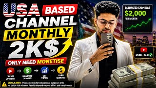 How to Target USA Audience on YouTube and Make $2000 M@nthly ? Uas Based Channle | Pritam Yadav