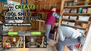 DIY Tool Shed Storage & Organization | Building Custom Storage Solutions