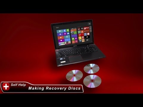 Toshiba How-To: Create System Recovery Media DVDs on a Windows 8 Laptop