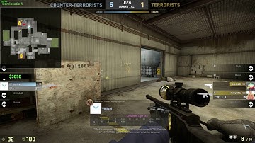 vmisel 1v4 clutch on ESEA cache