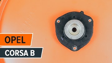 Wie OPEL CORSA B Domlager wechseln TUTORIAL | AUTODOC