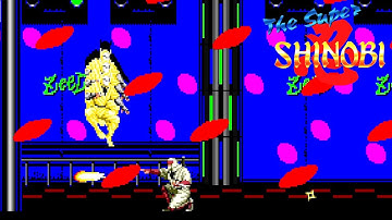 THE SUPER SHINOBI - SHADOW DANCER Boss Fight - Mega Drive/GENESIS