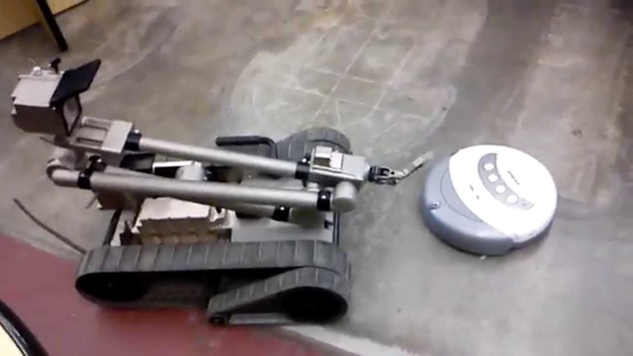 iRobot Packbot meets Roomba - YouTube