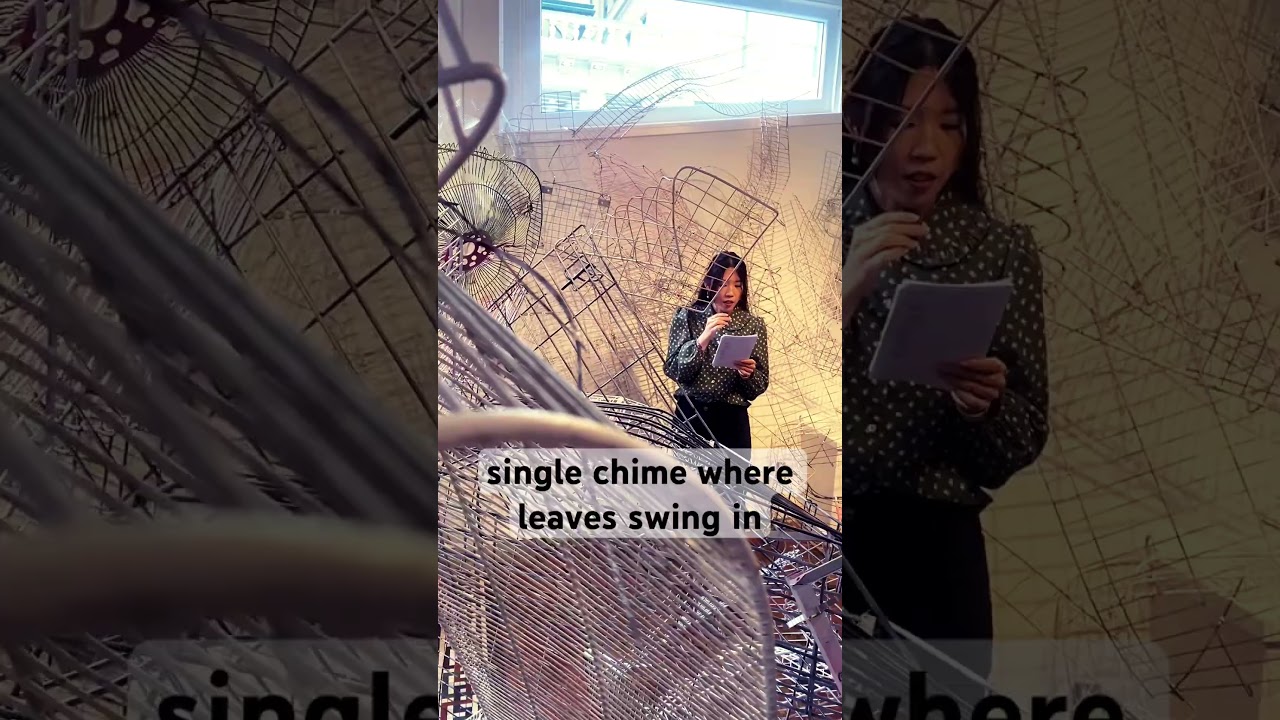 Woogee Bae reading during Poetry Activation, for “Natural Households” by Kalina Winska, Apr 19 2025