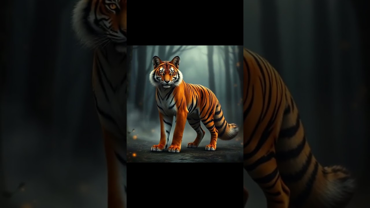 Epic Animal Fusion! | Meet the Tigrix – Half Tiger, Half Fox 