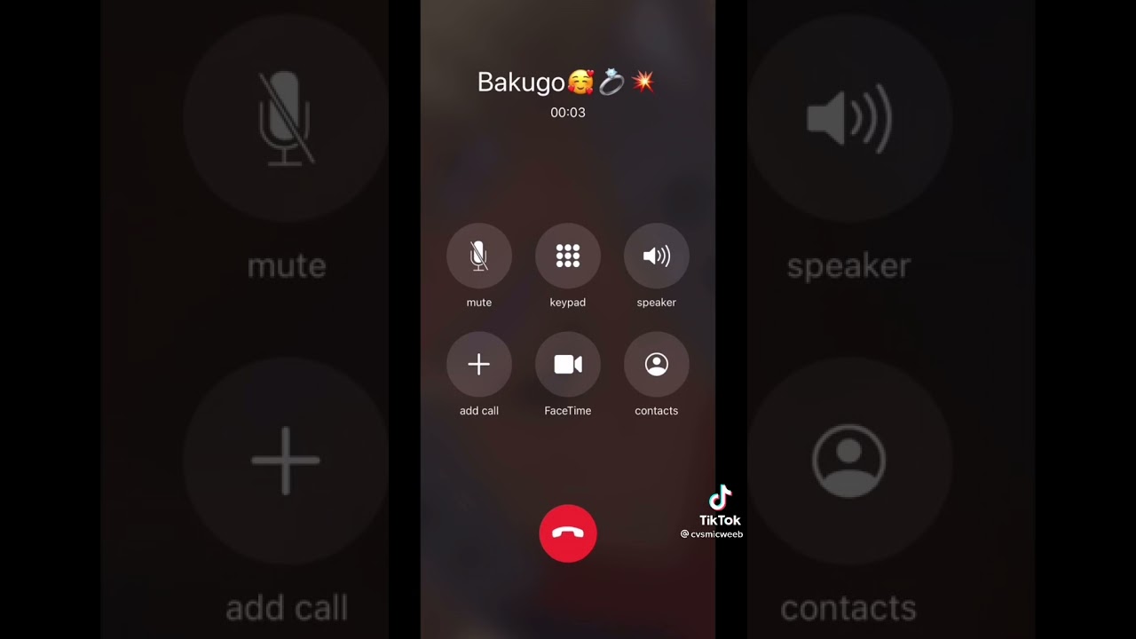 Bakugo phone call