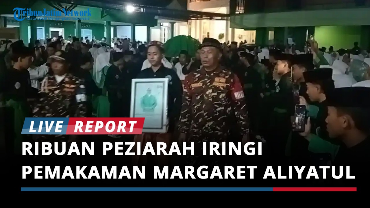 Ribuan Peziarah Memadati Denanyar, Iringi Pemakaman Margaret Aliyatul Maimunah