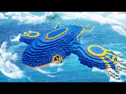 Minecraft vs Pokemon GO | GIGA KYOGRE!!
