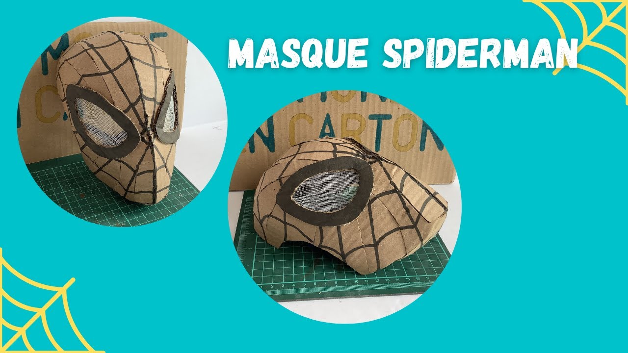 Fabriquer un masque Spiderman en carton ! 