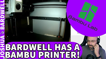 Bardwell Is Excited About His New Bambu Printer! - FPV Stream 3D Printing Stuff