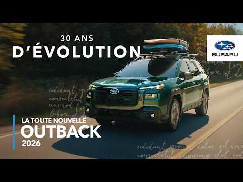 Outback et Outback Wilderness 2026 de Subaru – 30 ans d’évolution | Publicité
