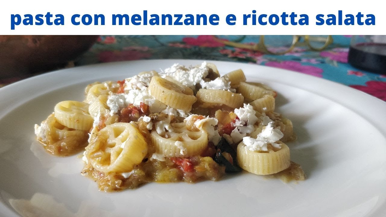 pasta con melanzane e ricotta salata ...un pacco dalla Sardegna 5