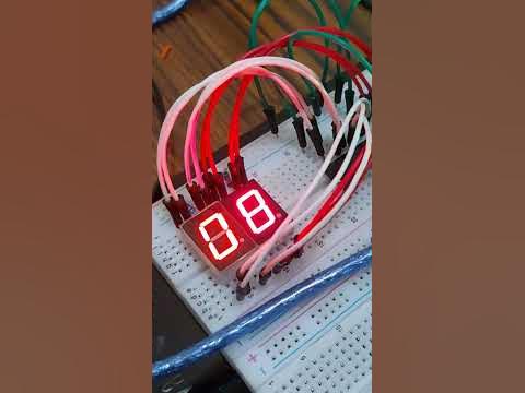 2 Digit Counter Using 7-segment and arduino - YouTube